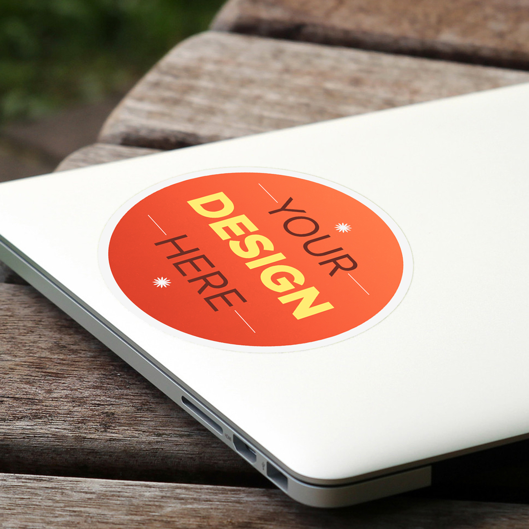 Laptop stickers Round small stickers