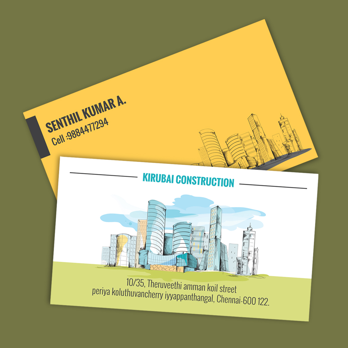 Visiting cards online Inkmonk