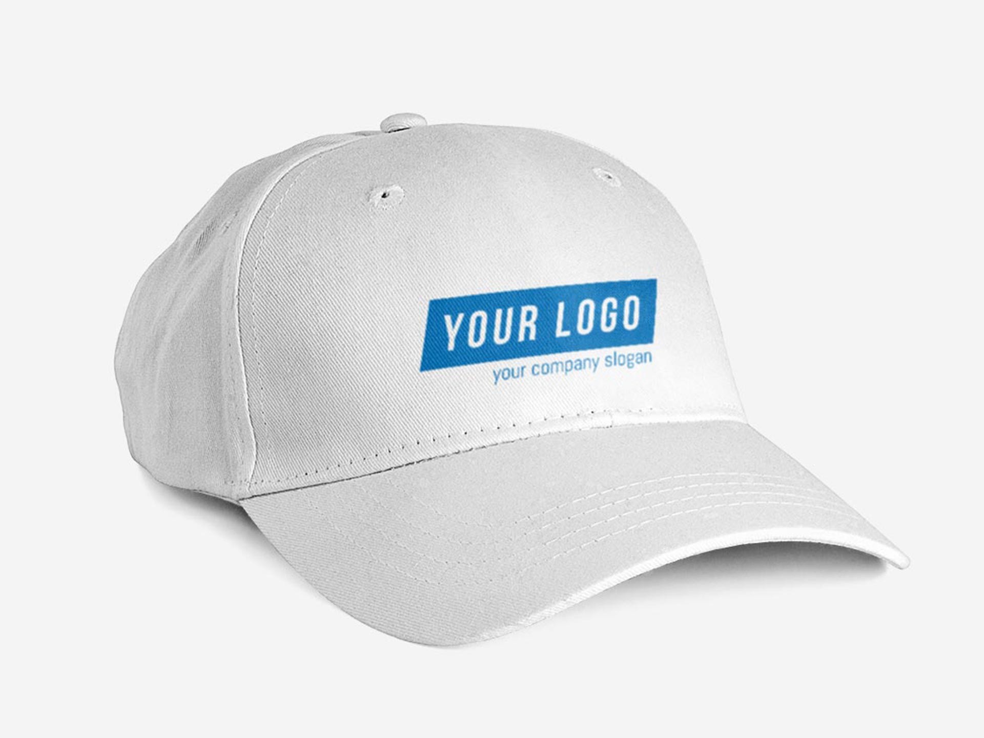 Screen printed white cap Personalized Cap Print Online Inkmonk